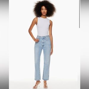NWT AGOLDE Pinch Waist Kick Jean -riptide